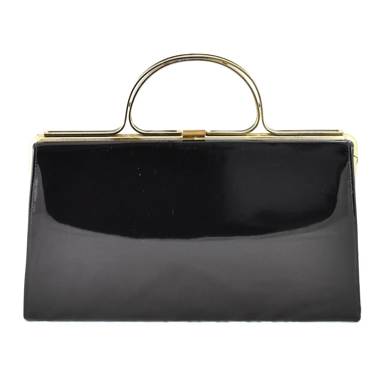 1950s Black Red Interior Bag