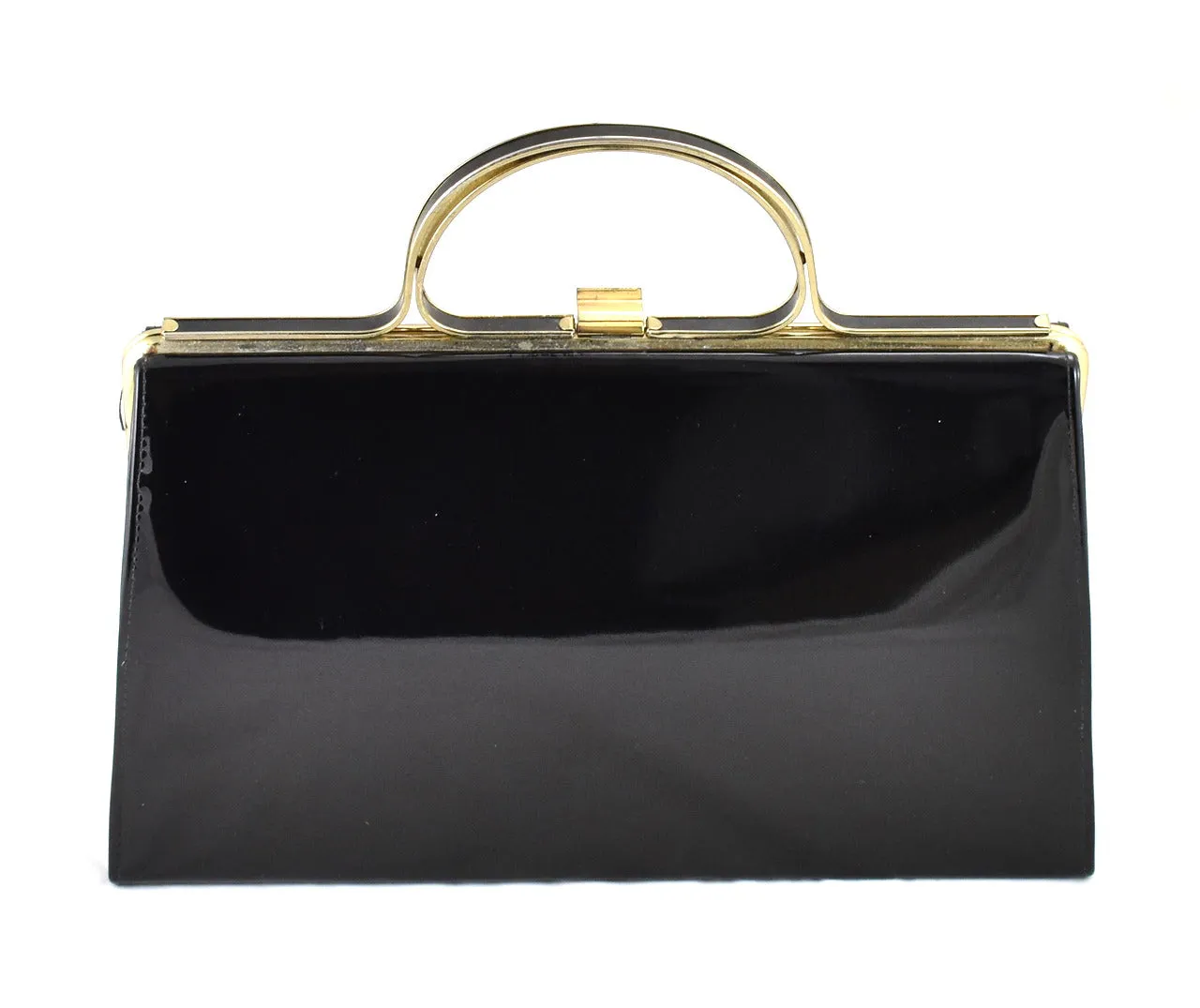 1950s Black Red Interior Bag