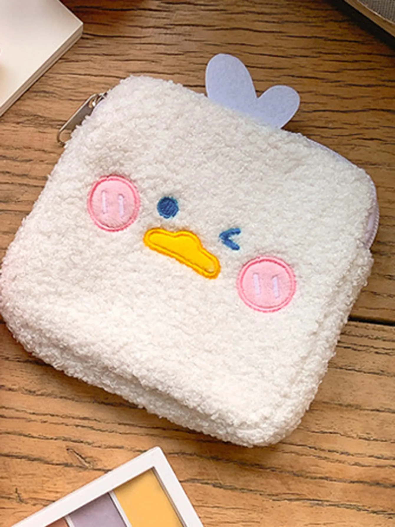 1pc Cartoon Design Sanitary Napkin Storage Bag