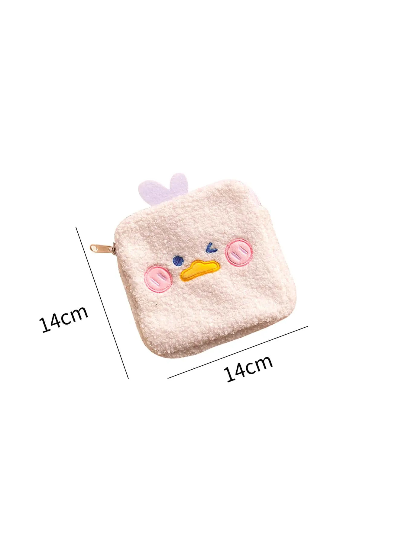 1pc Cartoon Design Sanitary Napkin Storage Bag