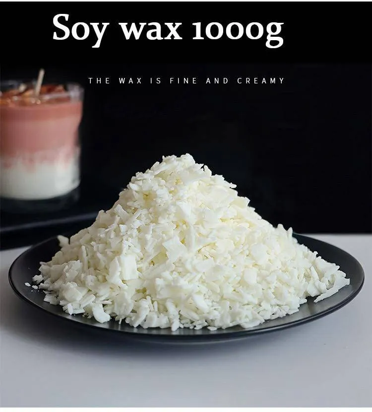 500g/1000g Bag Smokeless Natural Soy Wax For Candle Making