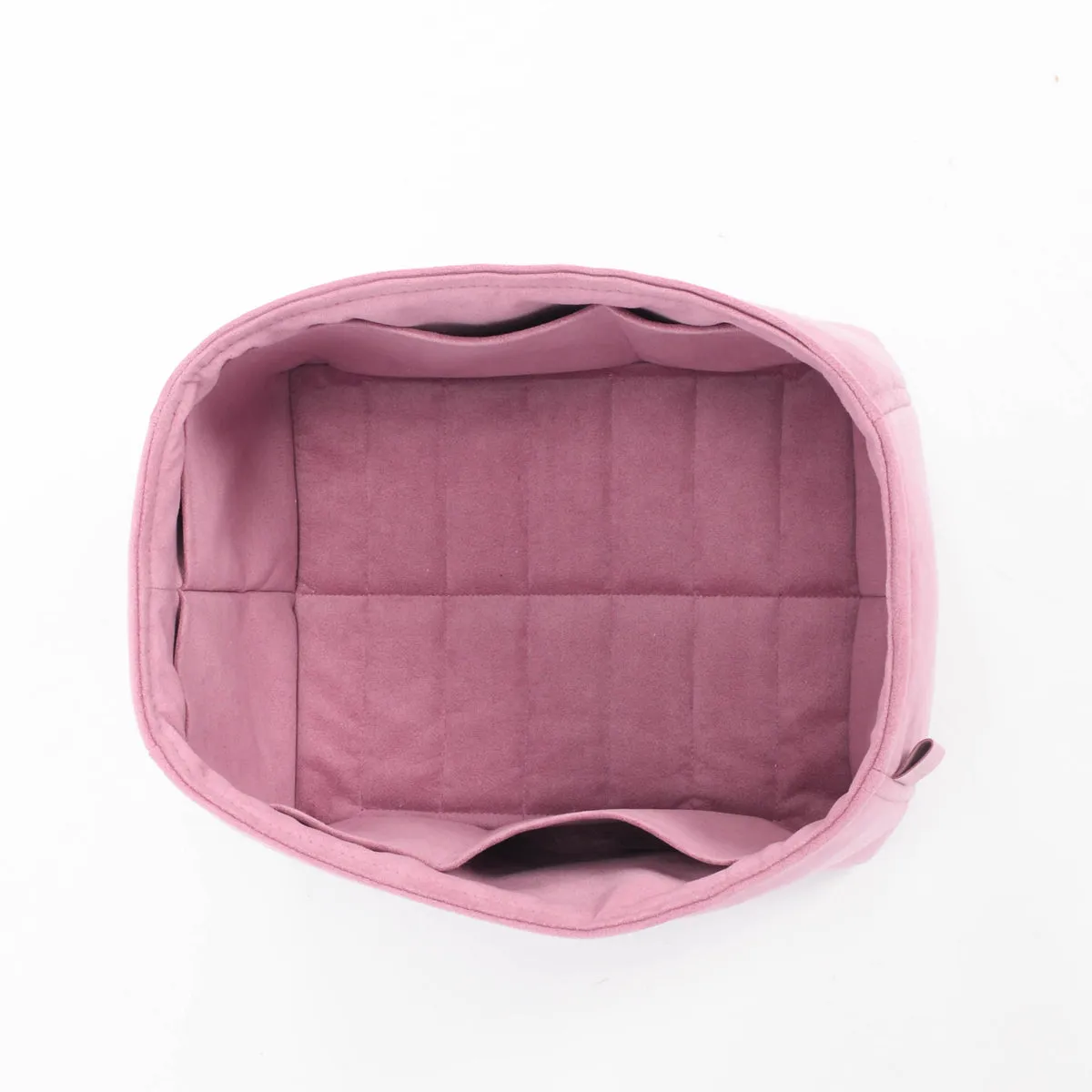 7 Rue Paradis Mauve Alcantara Picotin 22 Bag Insert