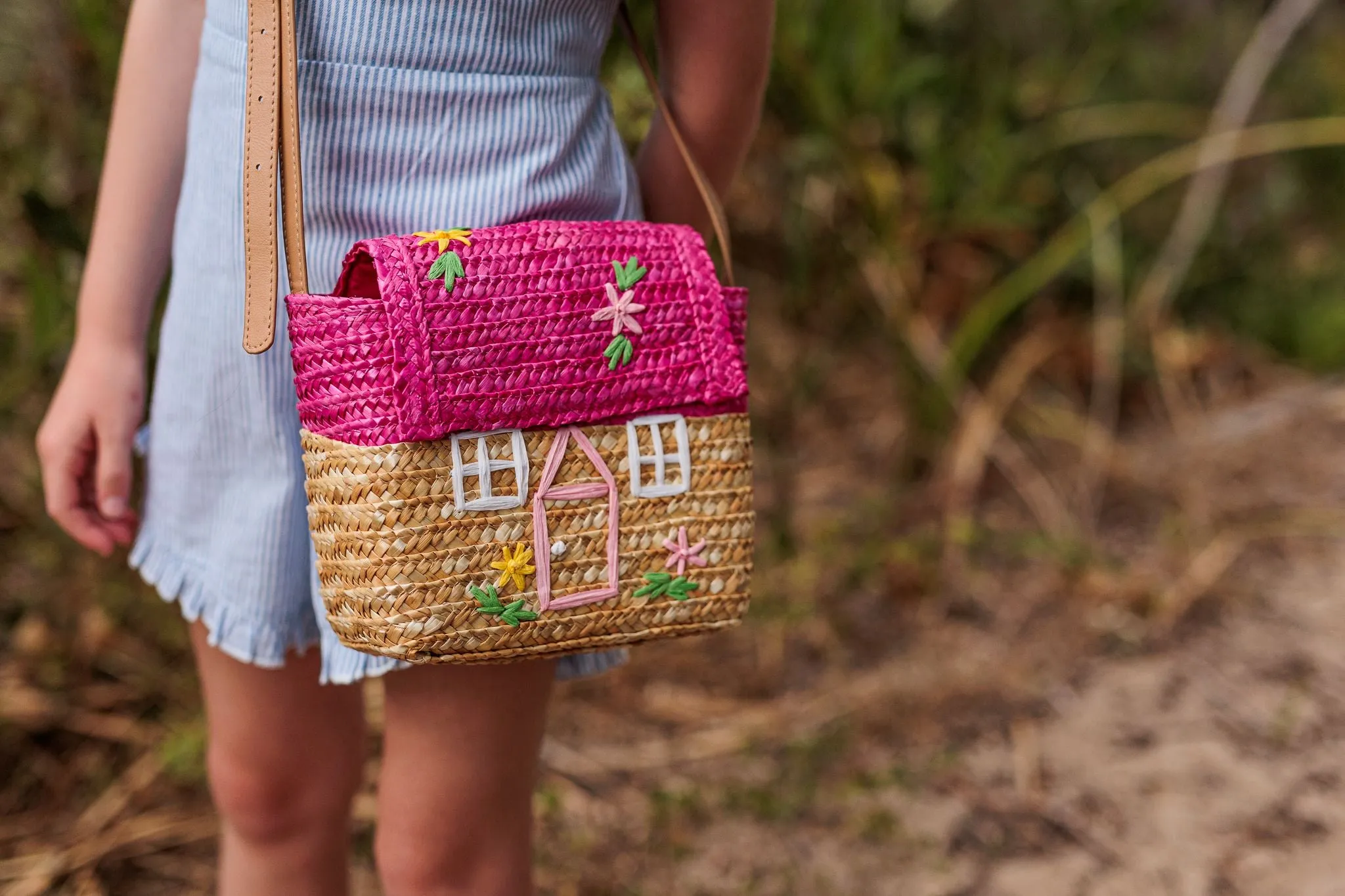 Acorn Kids La Maison Straw Bag