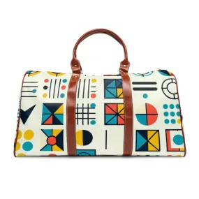 Aiden Stripeson - Geometric Travel Bag