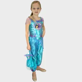 Aladdin Fancy Dress Up Costume & Bag - Jasmine