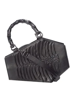 Amaranth Embossed Coffin Bag