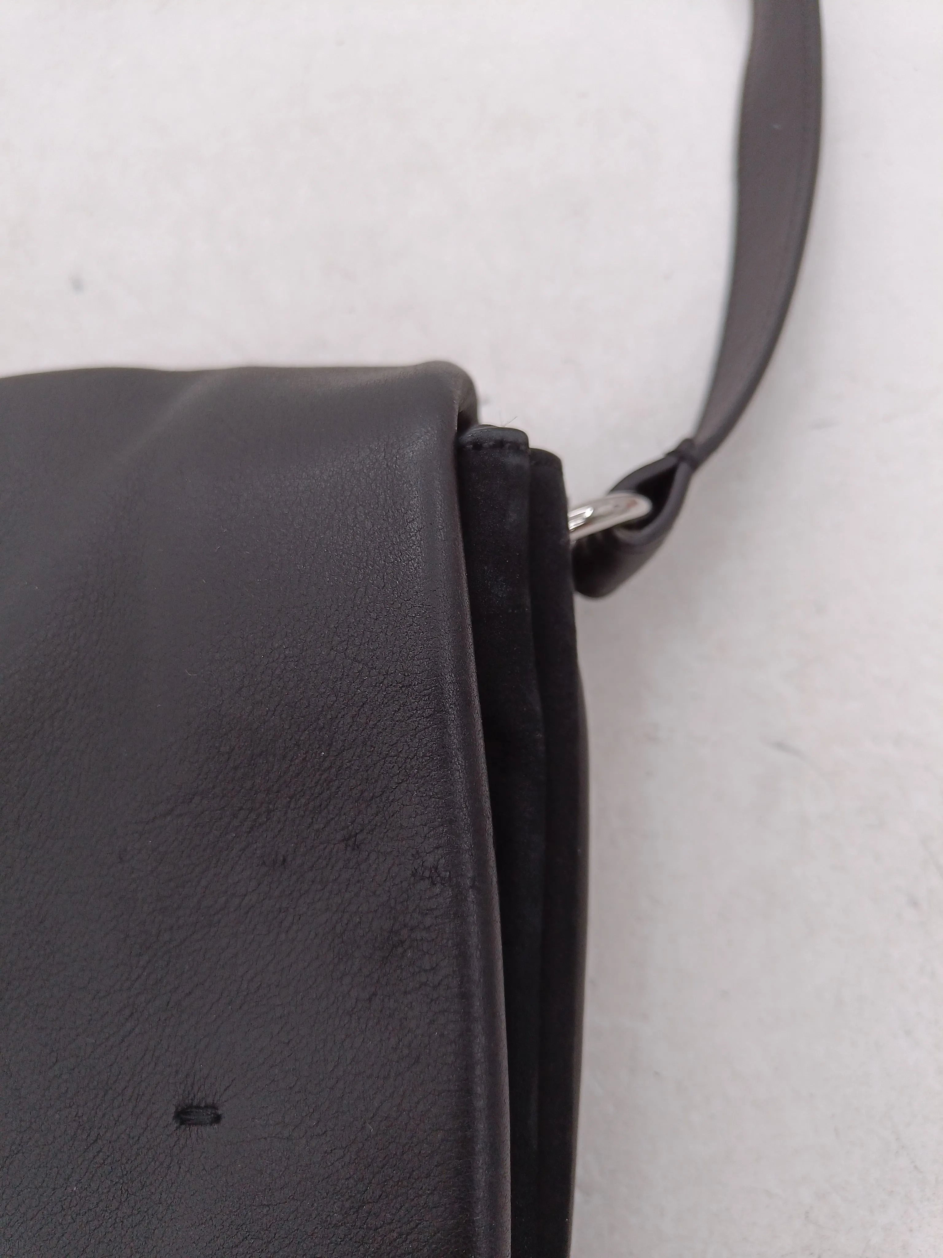 & Other Stories Women's Bag Black Leather with Cotton