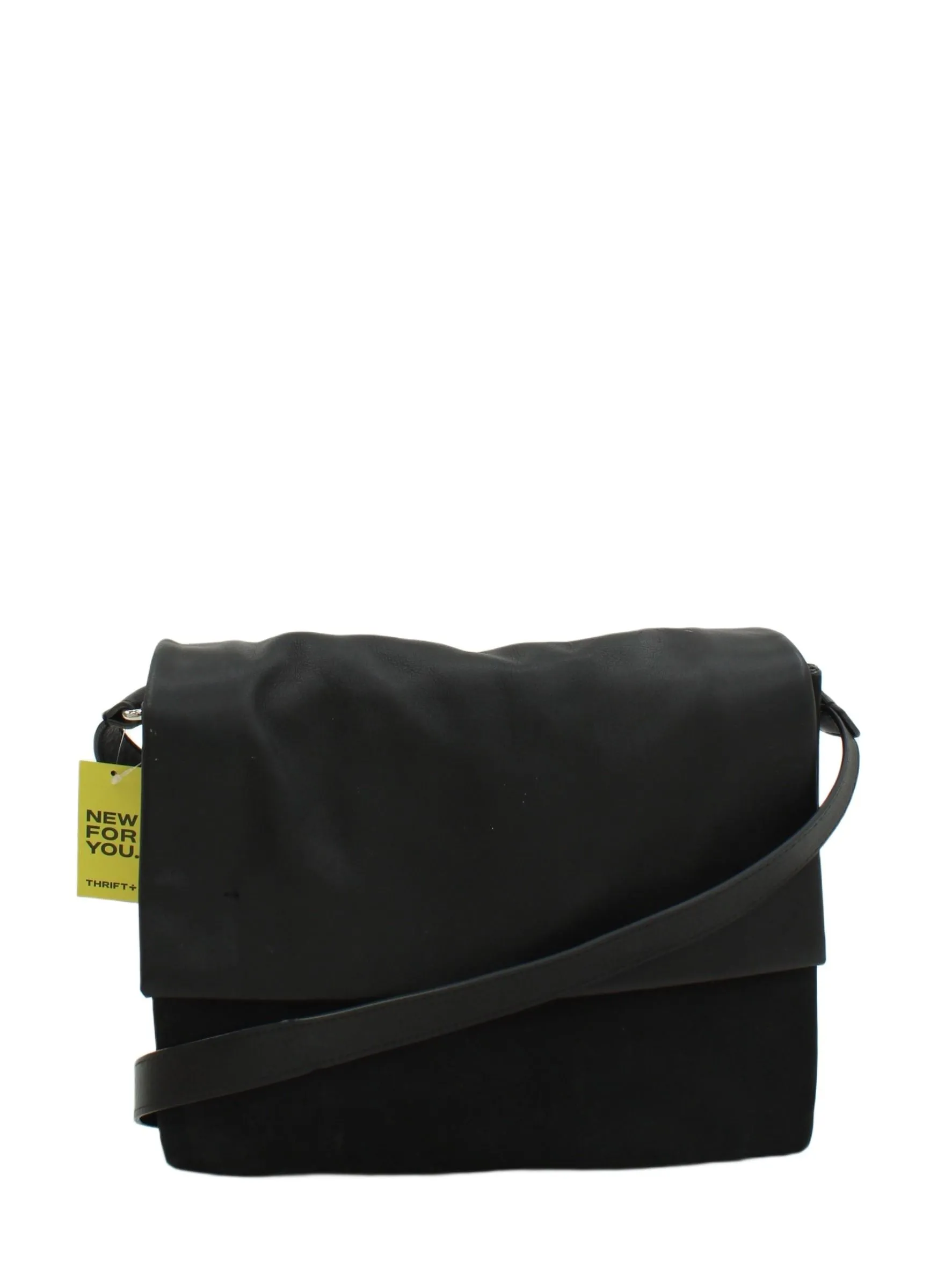 & Other Stories Women's Bag Black Leather with Cotton