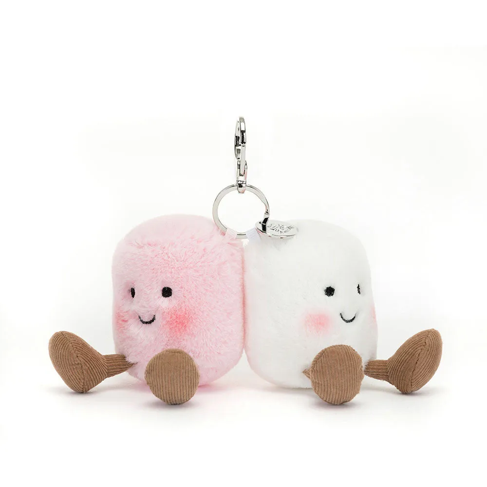 Amuseables Pair Of Marshmallows Bag Charm