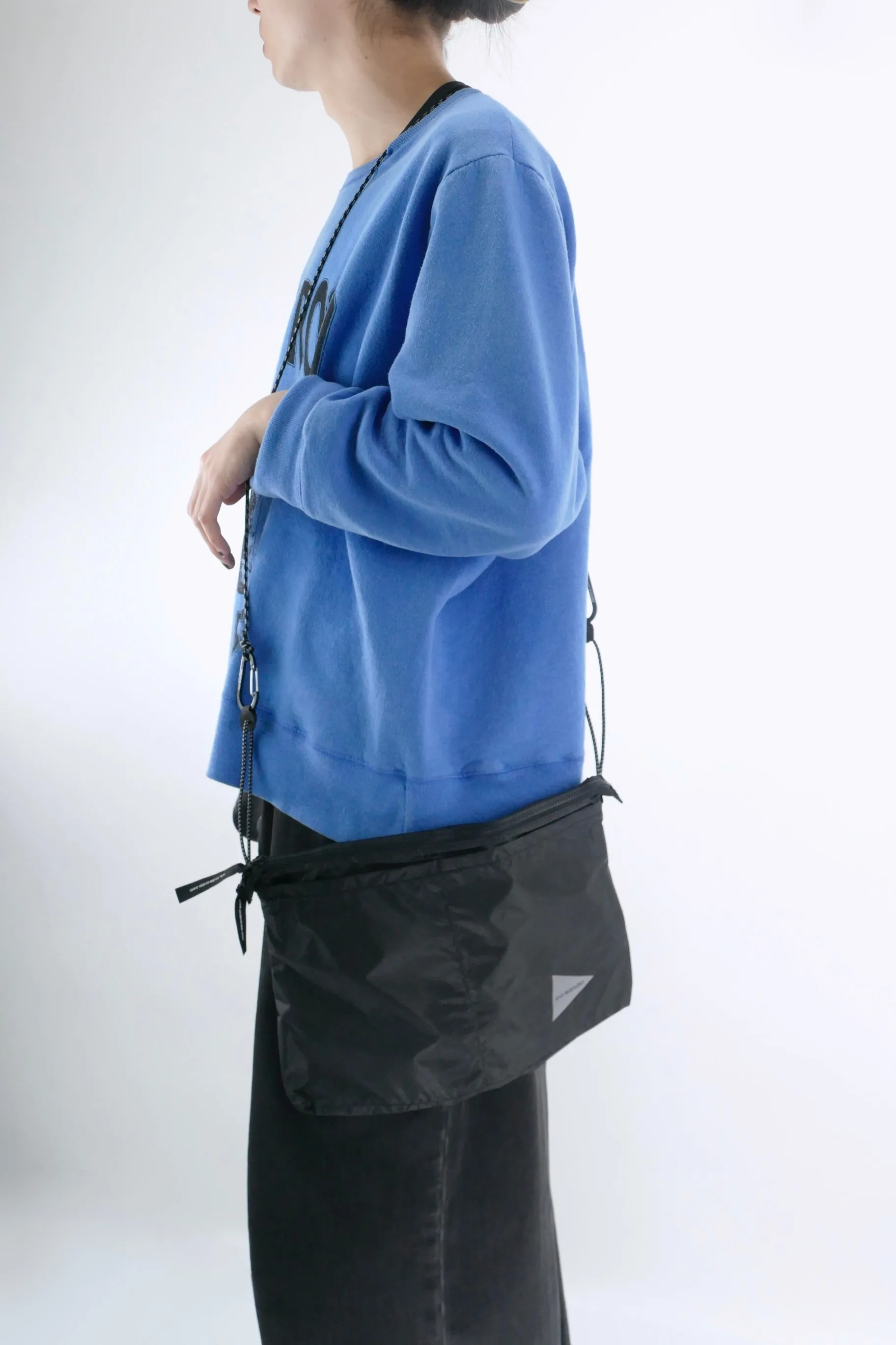 and Wander Sil Sacoche Bag - Charcoal