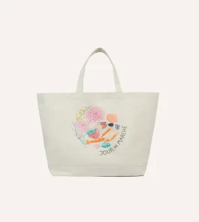 Andreotti & Baribeaud for Drake's 'Jour de Marché' Tote Bag