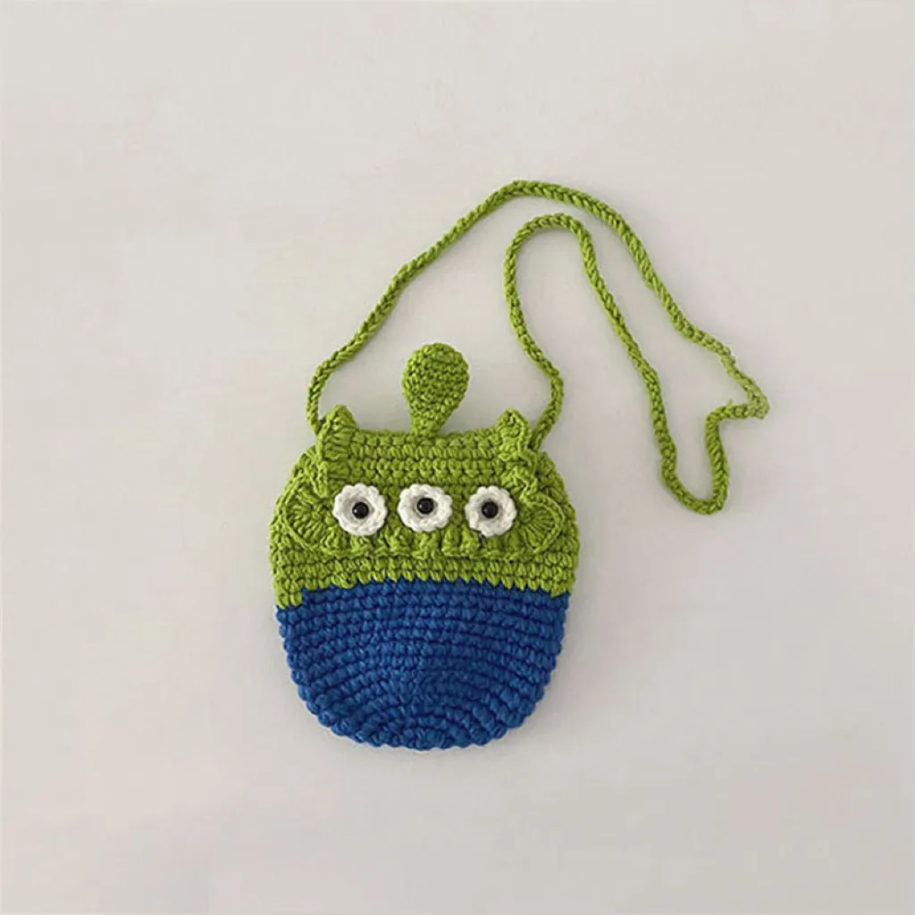 Baby Monster Knit Bag