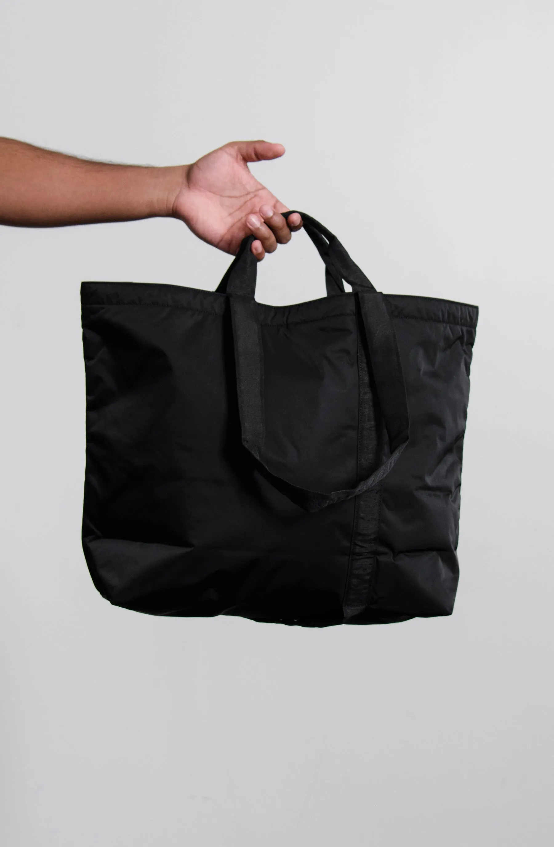 Black Beauty by Fragment Design Large Tote Bag Black