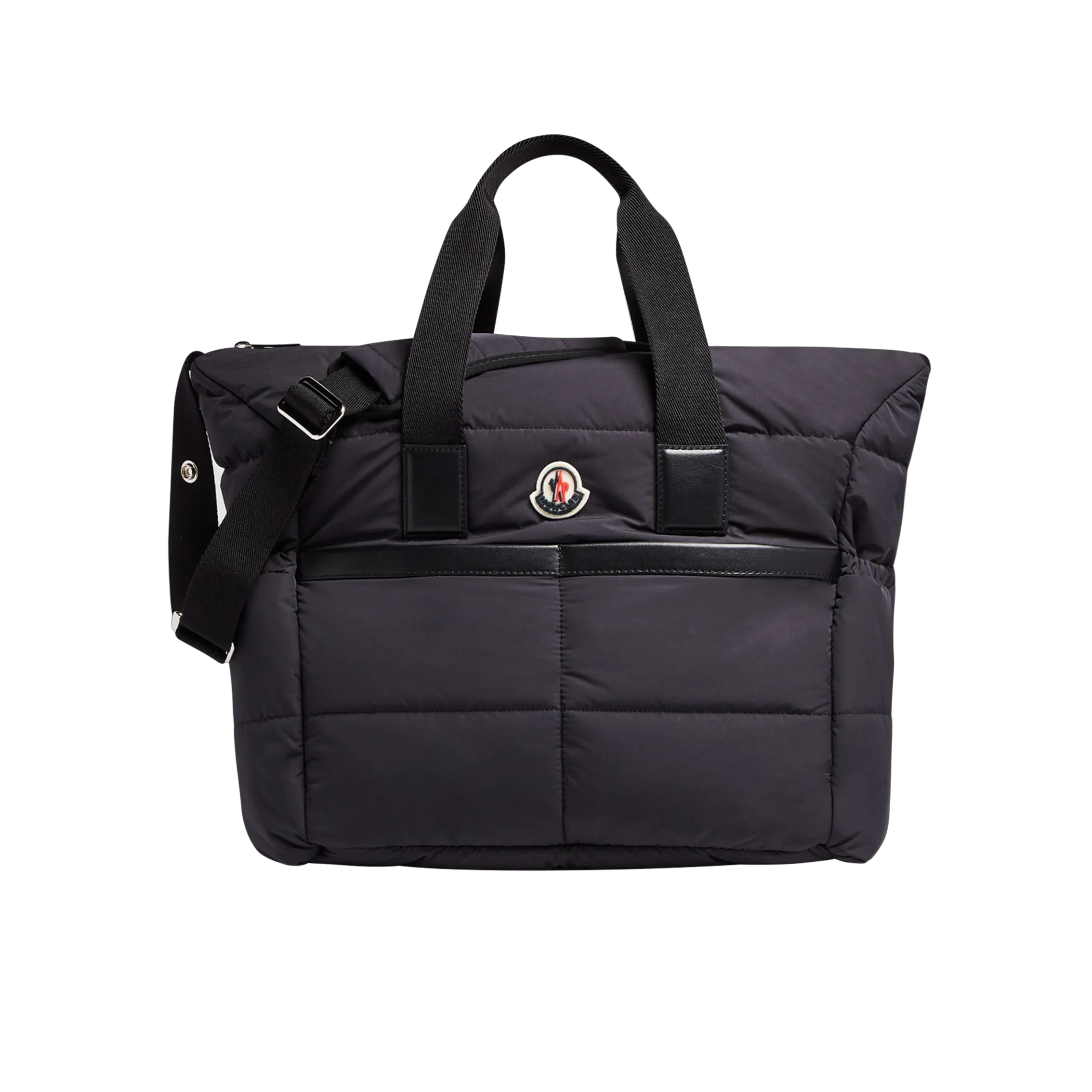 Black  Enfant Logo-Patch Zipped Changing Bag