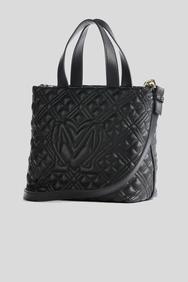 Borsa Quilted Bag Pu - Nero