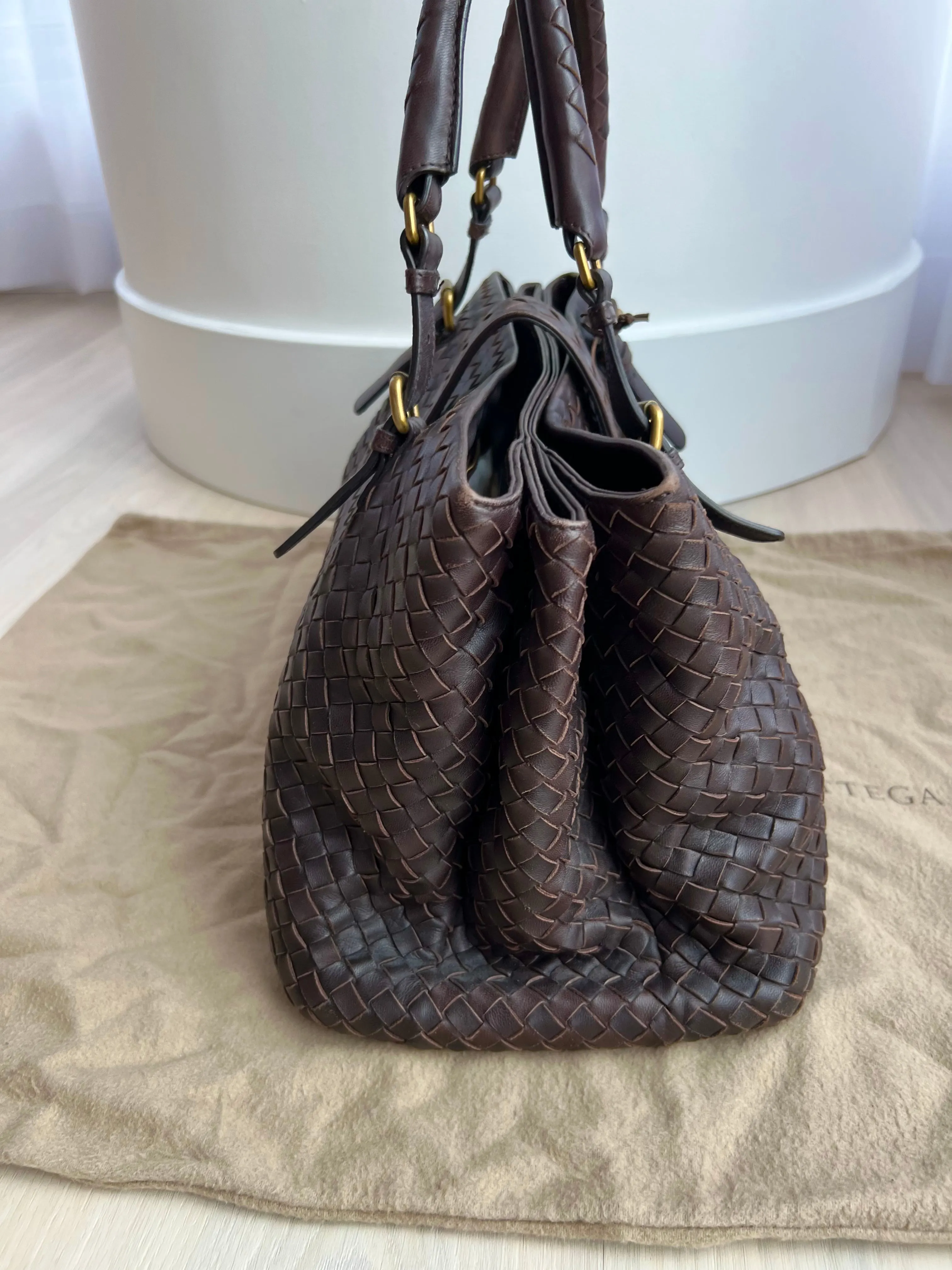 Bottega Veneta Intrecciato Roma Bag