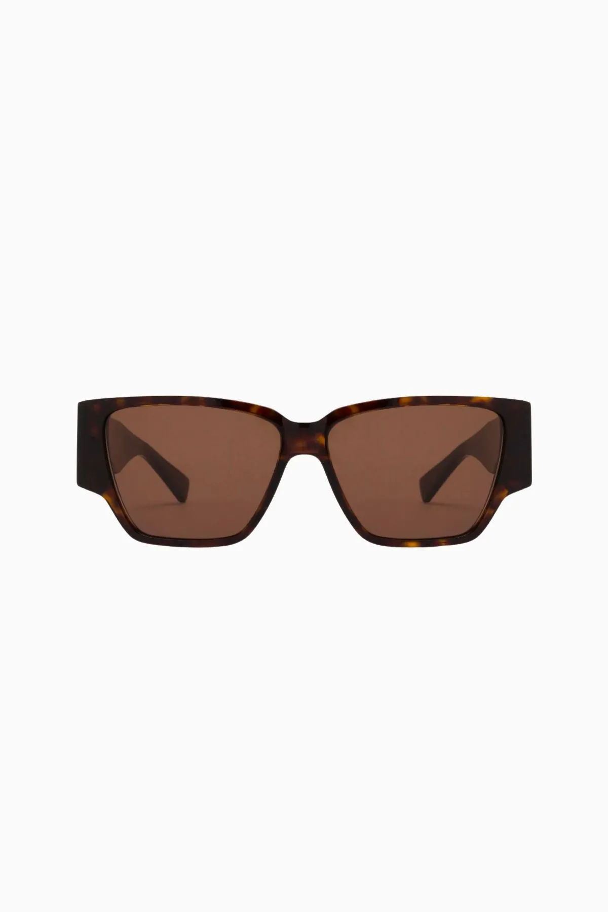 Bottega Veneta Oversized Sunglasses - Havana