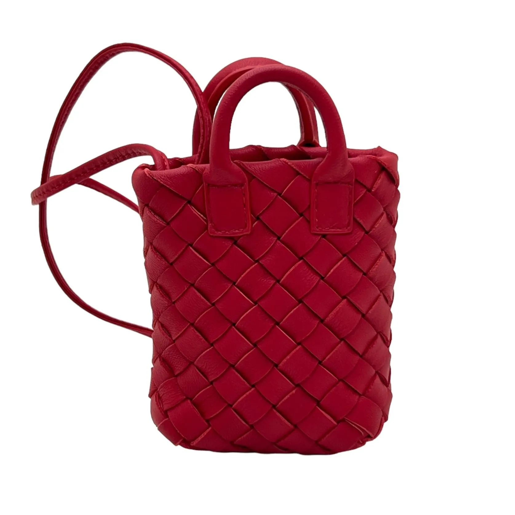 BOTTEGA VENETA PORTACHIAVI IN NAPPA INTRECCIATO