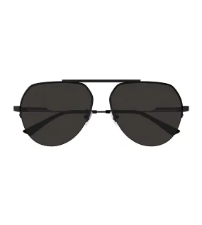 Bottega Veneta Unisex Grey Aviator Sunglass