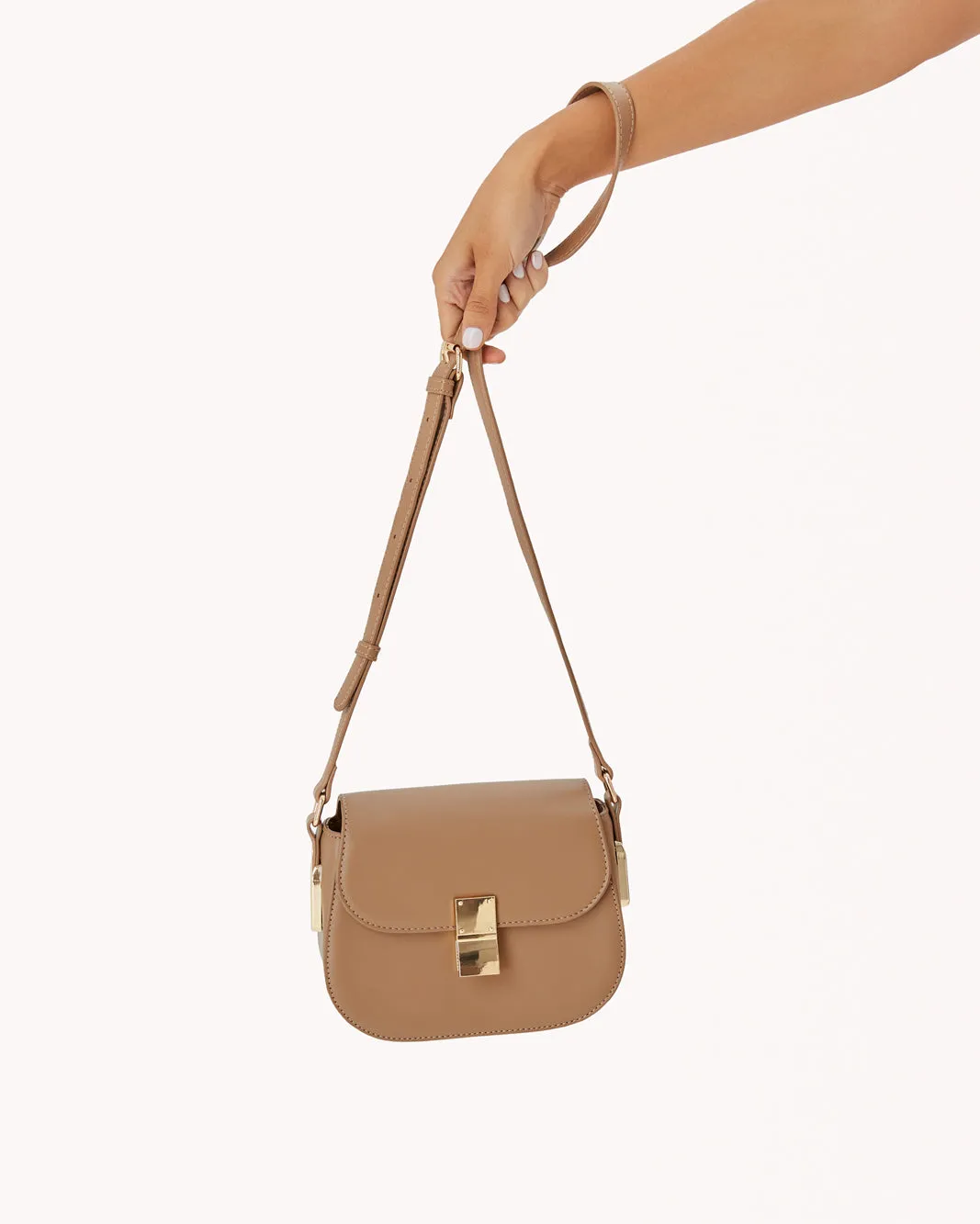 CALIDA CROSS BODY BAG - TAN