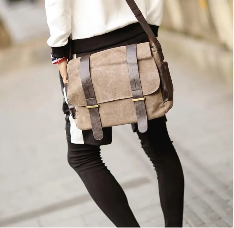 Carter Canvas Messenger Bag