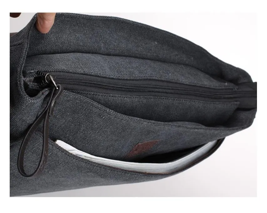 Carter Canvas Messenger Bag