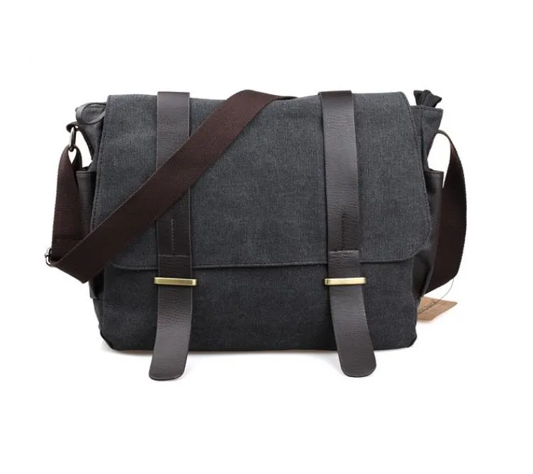 Carter Canvas Messenger Bag