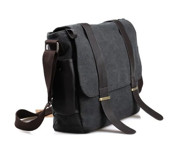 Carter Canvas Messenger Bag