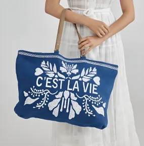 Cest La Vie Bag - Navy