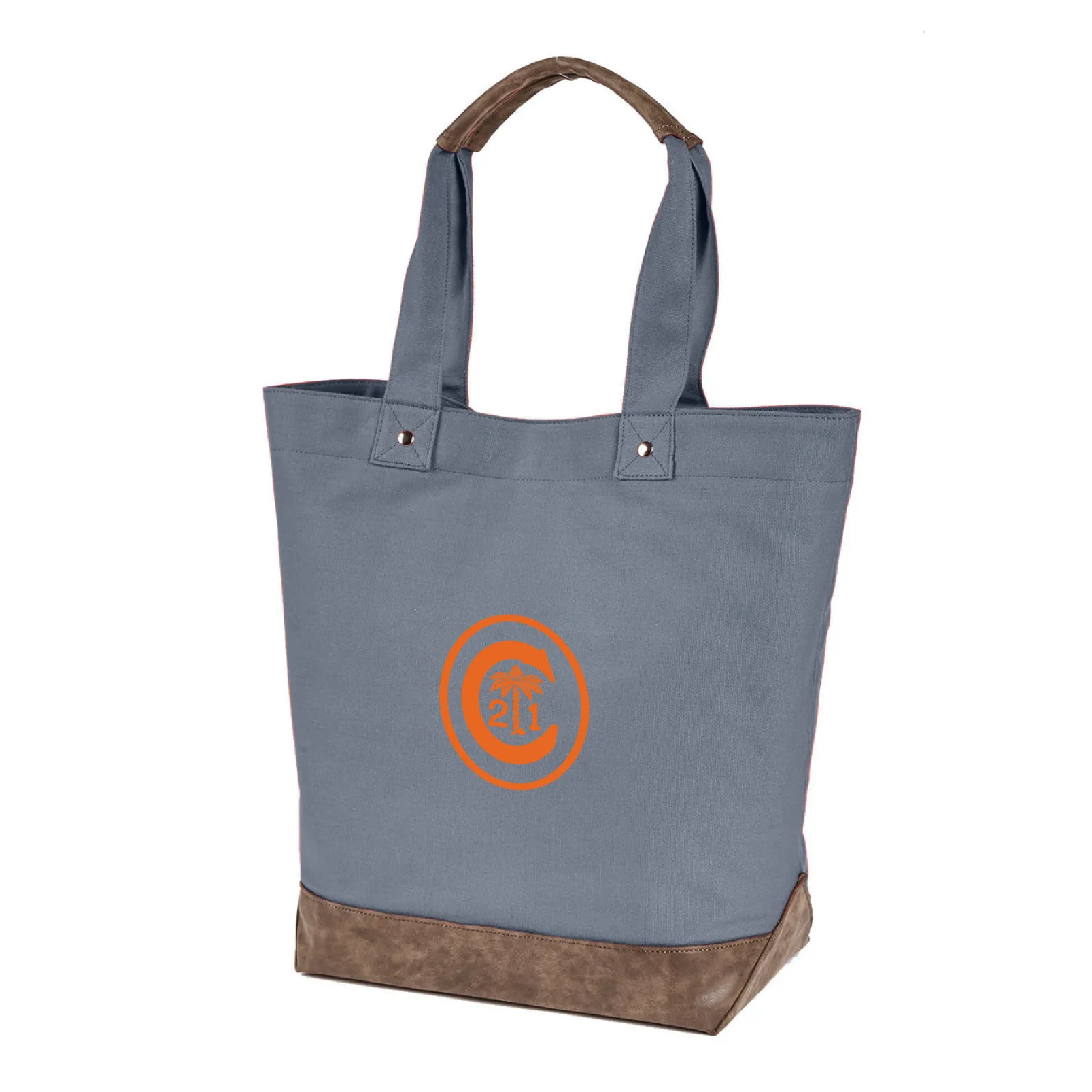 Clemson Ring Crest Bag in Niagara Blue