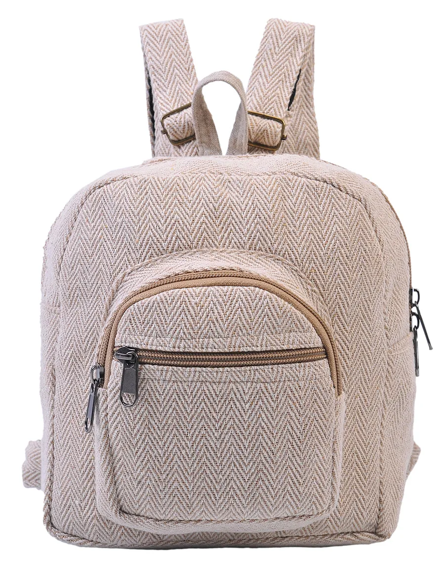 Cotton Mini Back Pack Bag