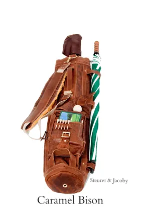 Custom Premium Leather Pencil Style Golf Bag