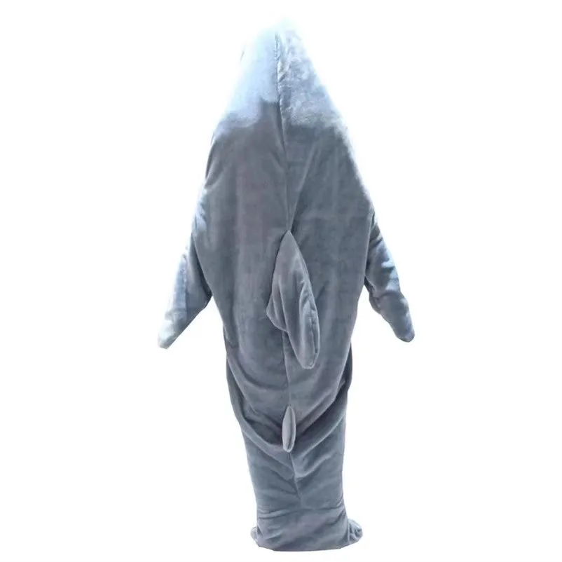 Cute Shark Shawl Blanket Sleeping Bag PN6213