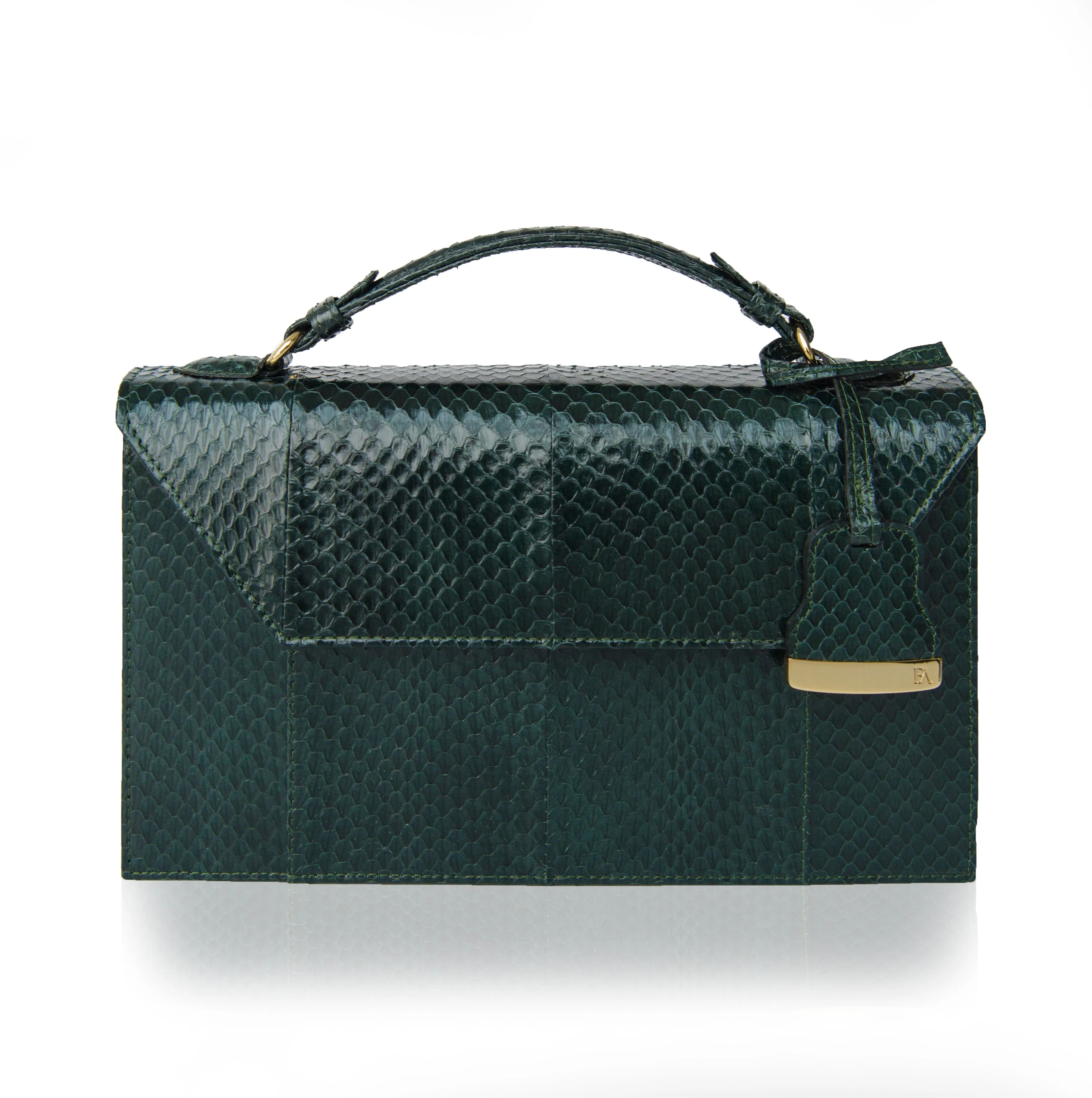 Dark Green Cynthia Top Handle