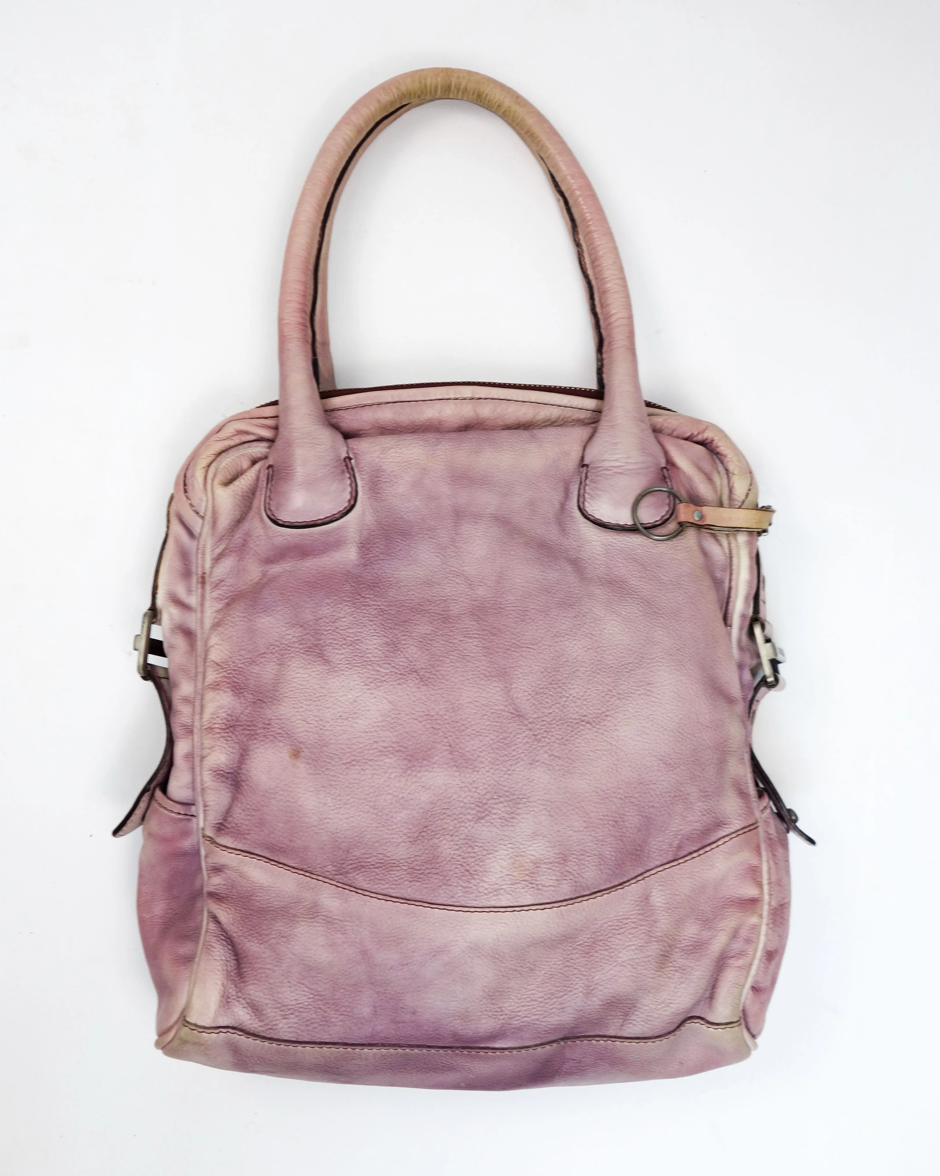 Diesel Faded Purple Soft Leather Bag 2000's