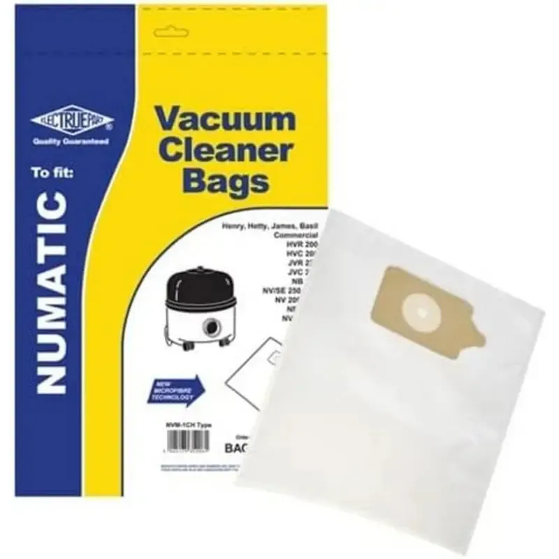 Electruepart Numatic Vacuum Cleaner Bags (HENRY / HENRY MICRO / HENRY TURBO / HENRY EXTRA / HETTY / JAMES / BASIL)