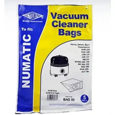 Electruepart Numatic Vacuum Cleaner Bags (HENRY / HENRY MICRO / HENRY TURBO / HENRY EXTRA / HETTY / JAMES / BASIL)