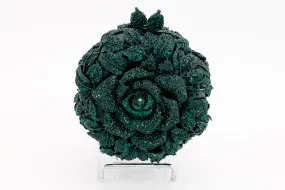 Emerald Rose Evening Bag