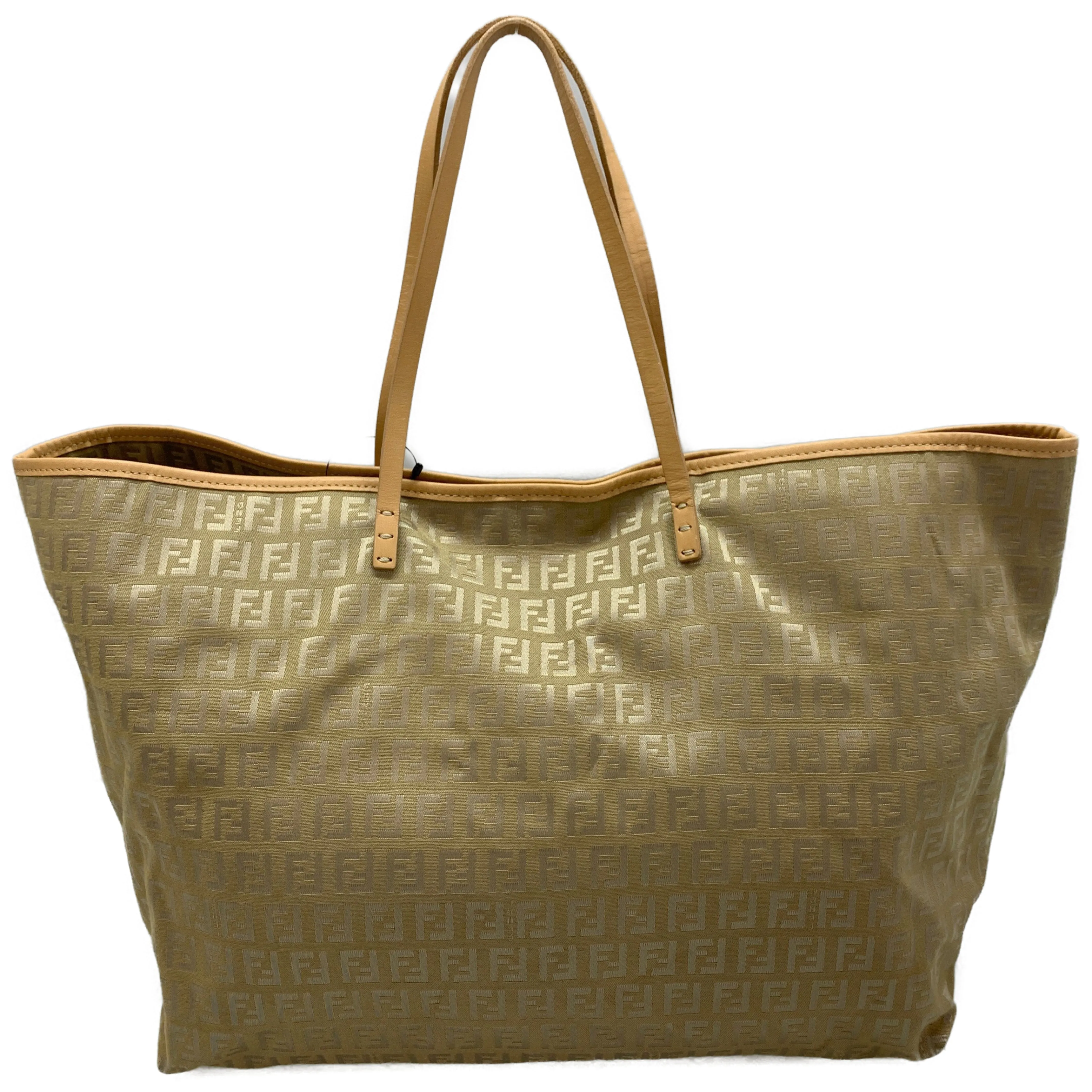 #FENDI/Tote Bag/BEG/Canvas/All Over Print