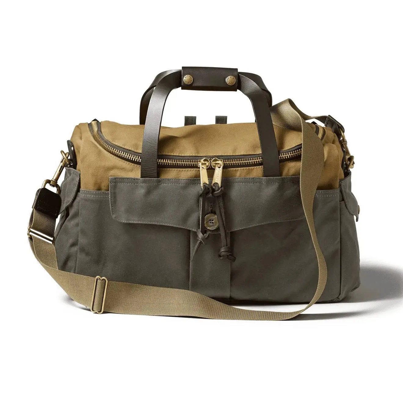 Filson Heritage Sportsman bag Tan / Otter Green