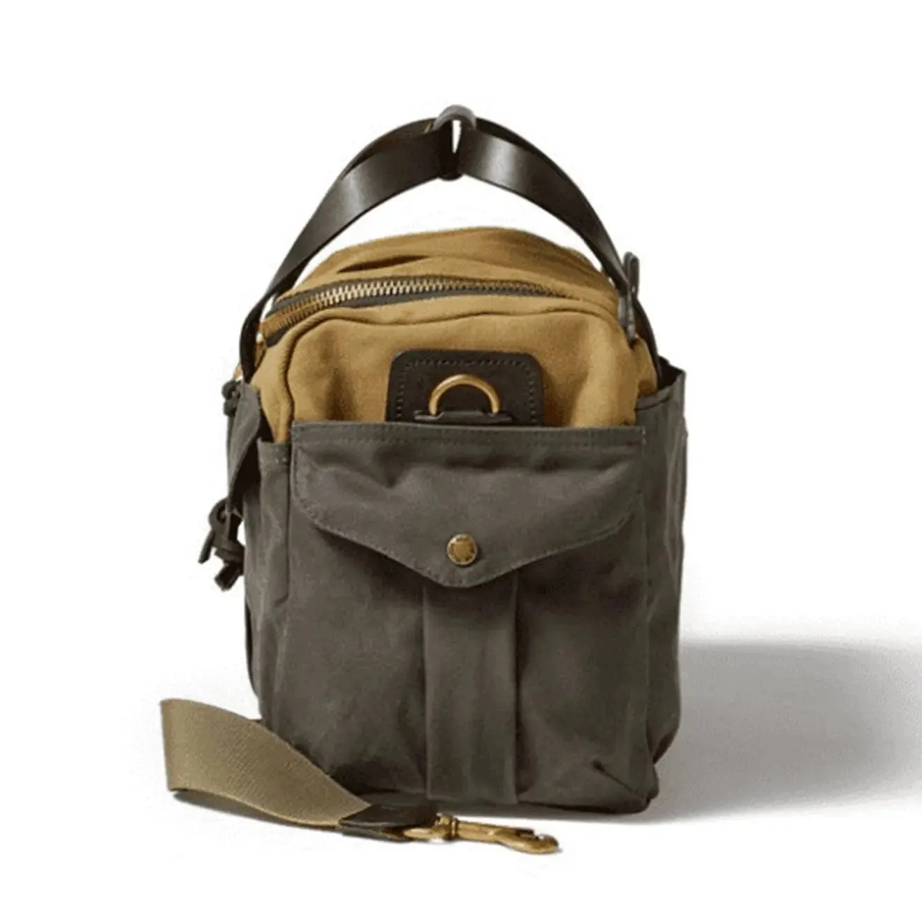 Filson Heritage Sportsman bag Tan / Otter Green