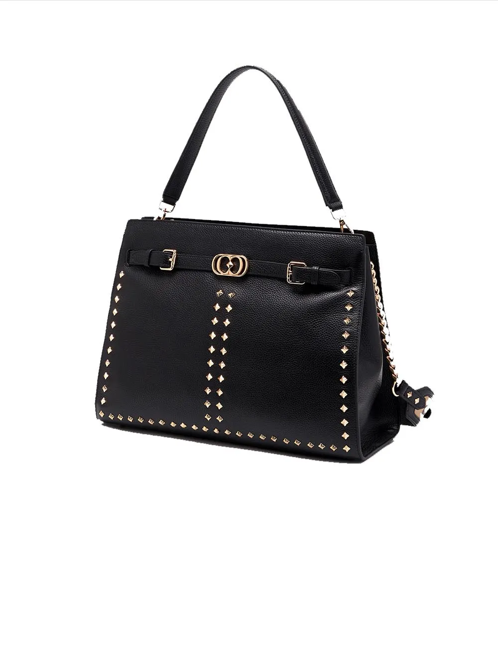 Frivolous M. Shopper Bag - Tumbled Leather - Black