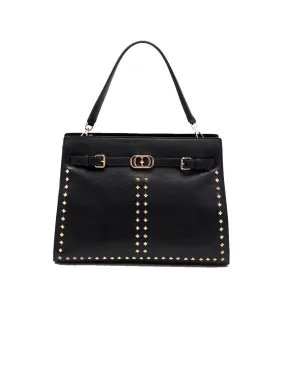 Frivolous M. Shopper Bag - Tumbled Leather - Black