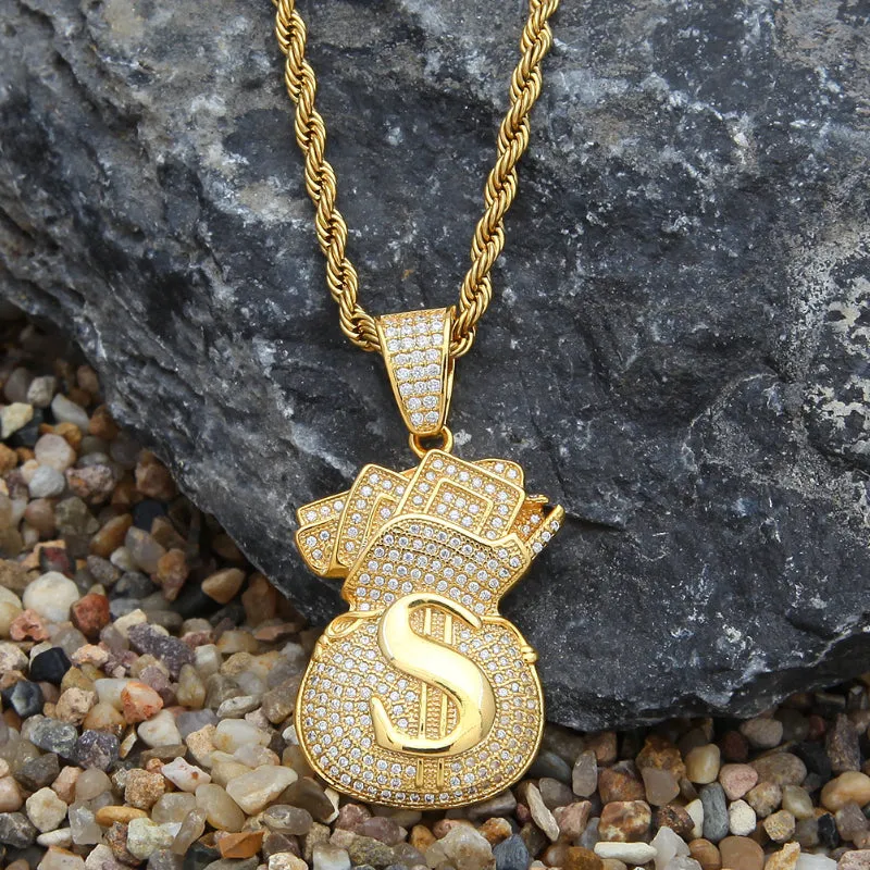 Full of Cash Money Bag Pendant