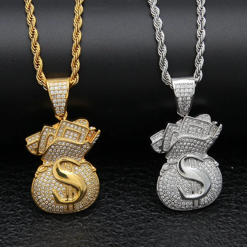 Full of Cash Money Bag Pendant