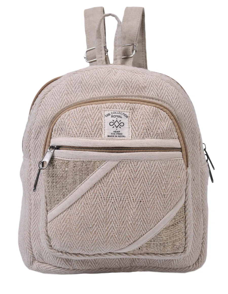 Hemp & Cotton Mini Back Pack Bag