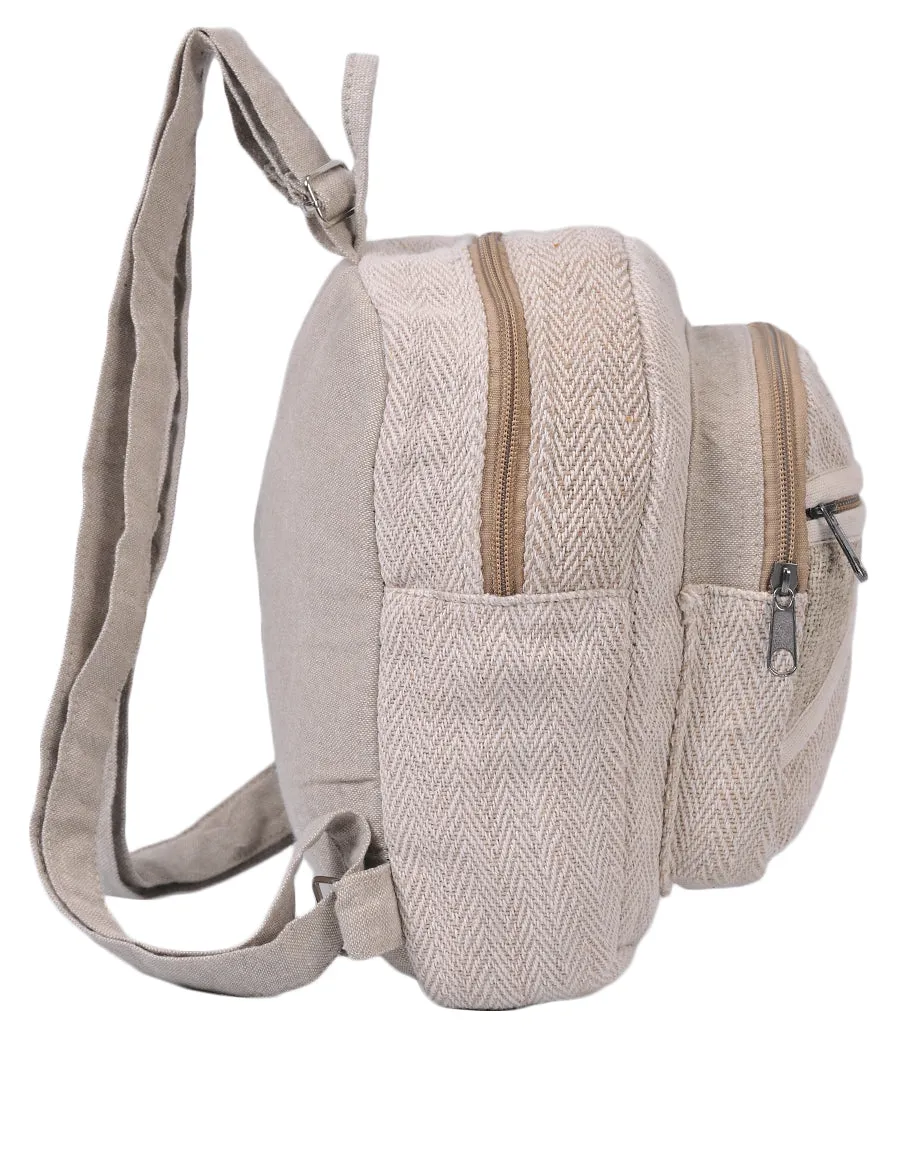 Hemp & Cotton Mini Back Pack Bag