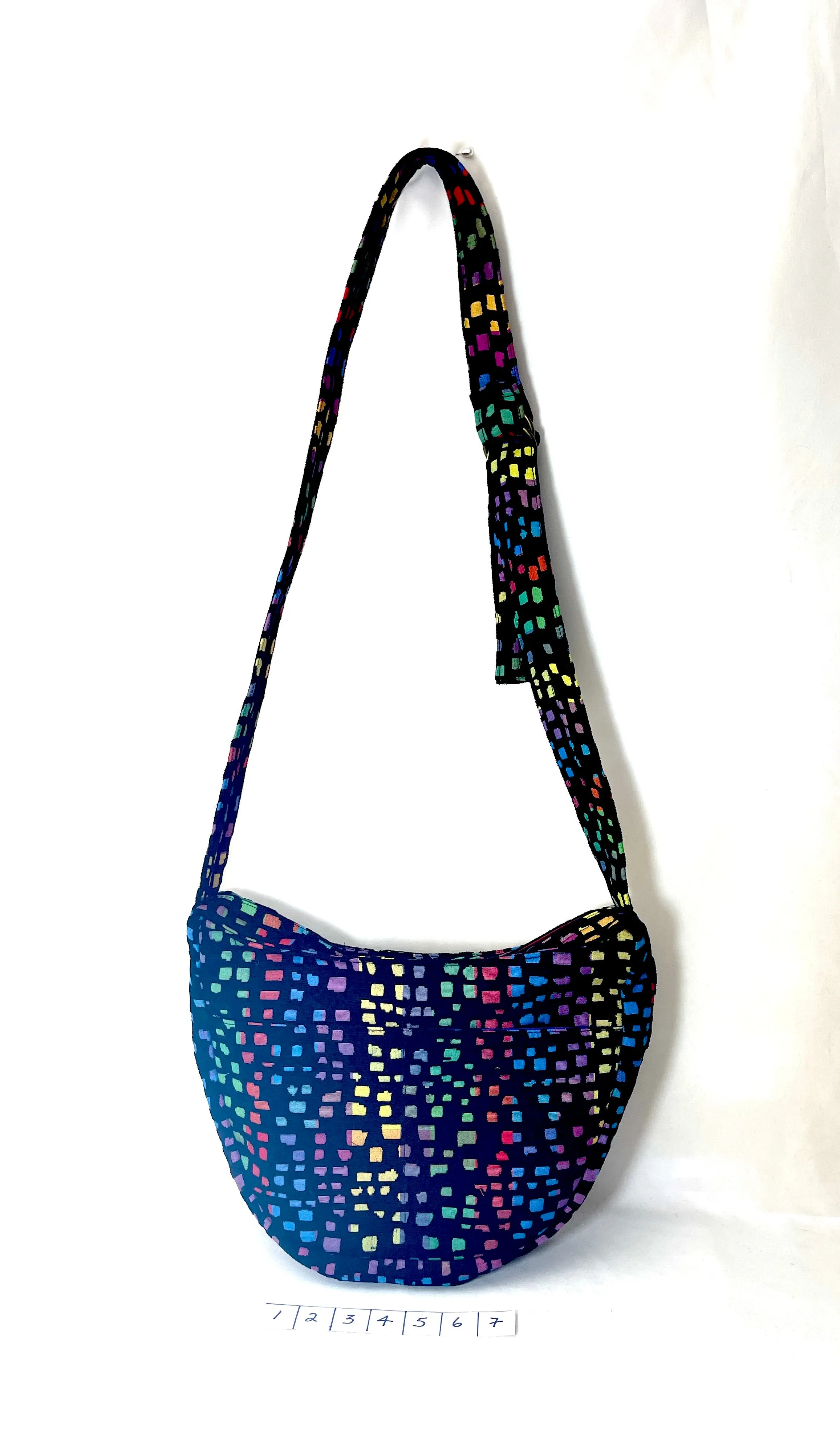 Hobo Bag in Rainbow Mosaic Tapestry