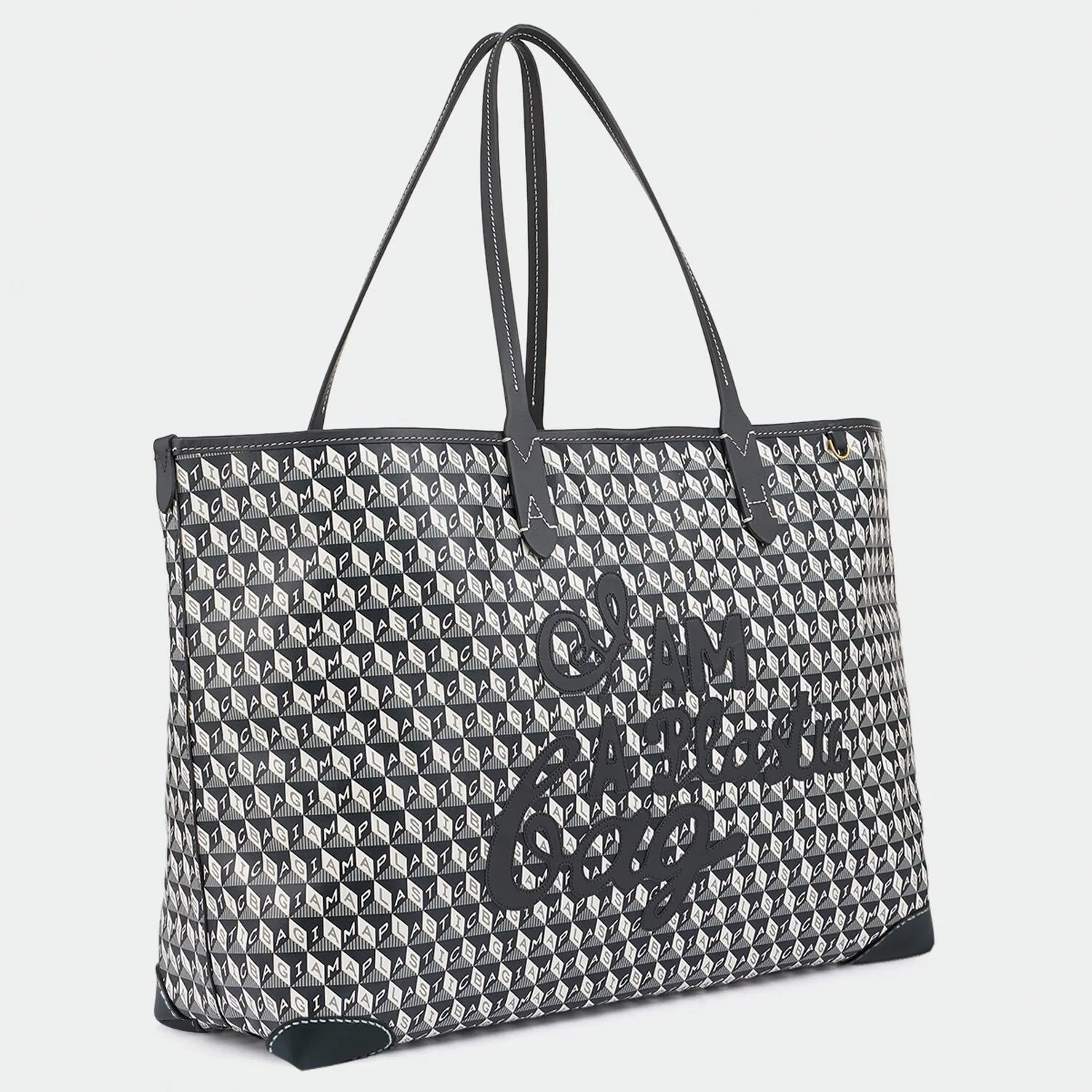 I Am A Plastic Bag Motif Tote