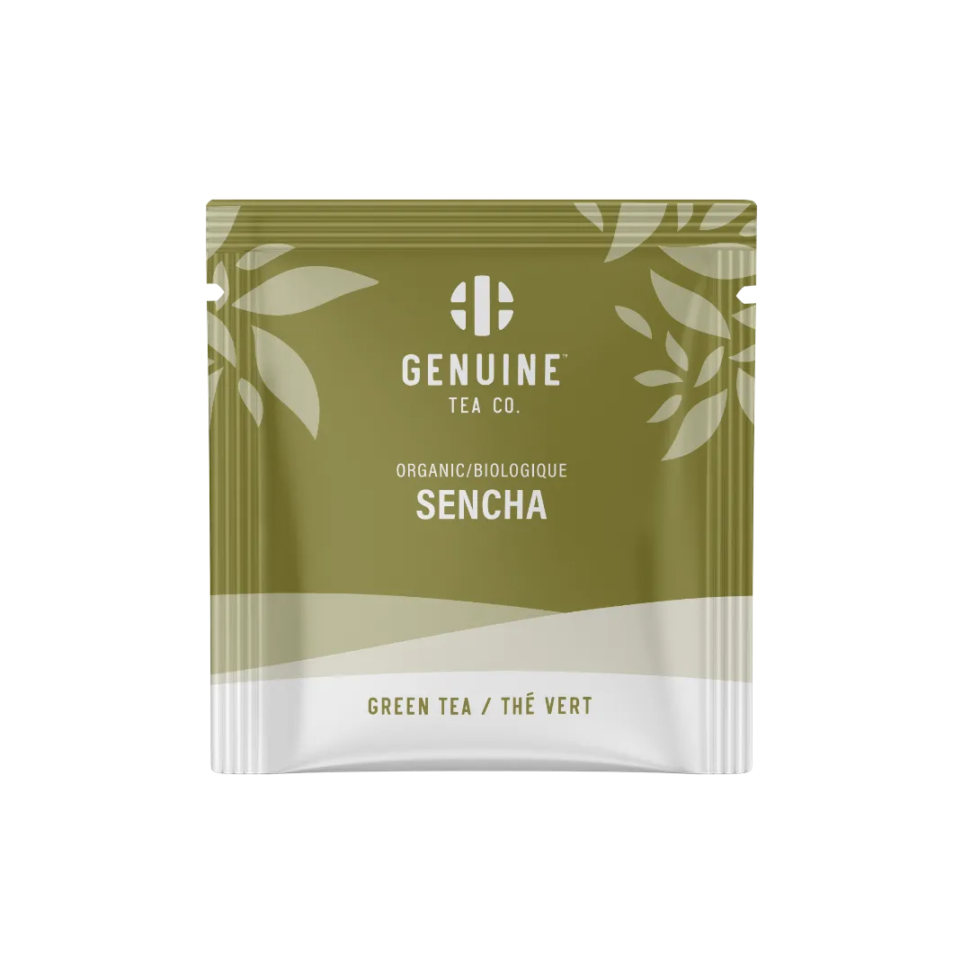 Individually Wrapped Organic Sencha Tea Bag